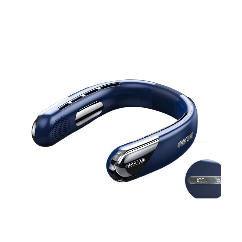 10000mAh Portable Neck Fan Mini Bladeless Silent Neckband Fan USB – Pals By Design