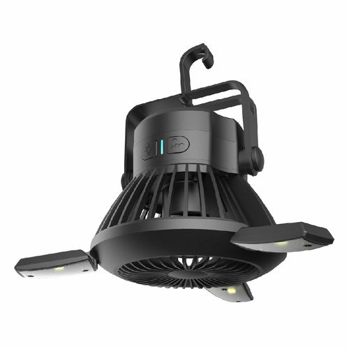 Solar Camping Light Foldable Fan Hanging Hook Rechargeable – view 8 – Pals By Design