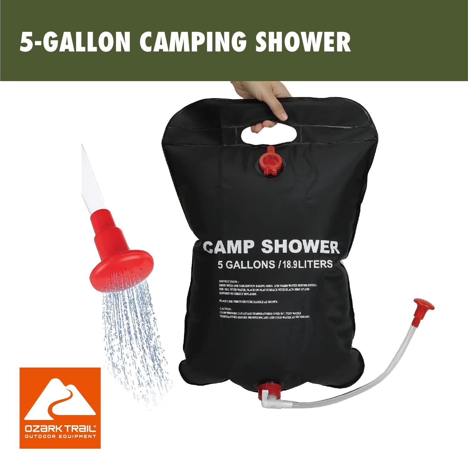 5 Gal Portable Camping Shower