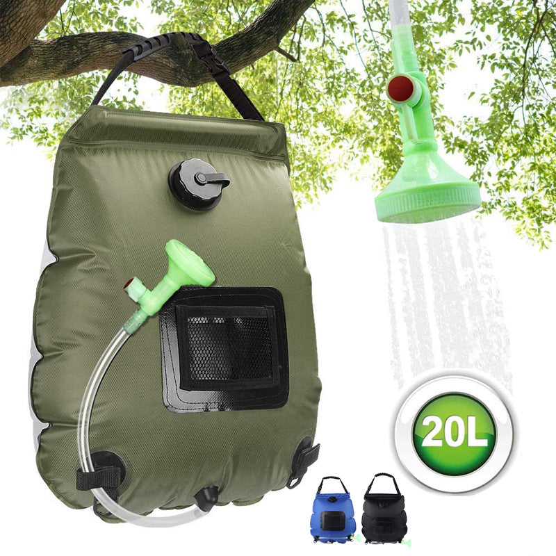 Outdoor Solar Bath Bag Camping Bath Water Storage Bag Portable 20L – Pals By Design