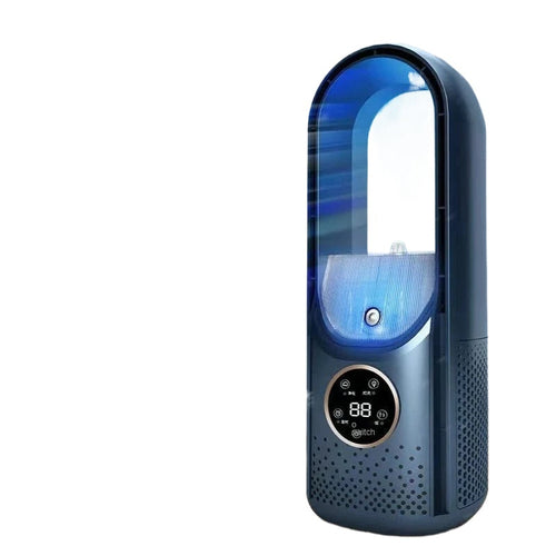 Portable USB Air Cooler Leafless Electric Fan 6 Speed Silent Timer Air – view 5 – Pals By Design