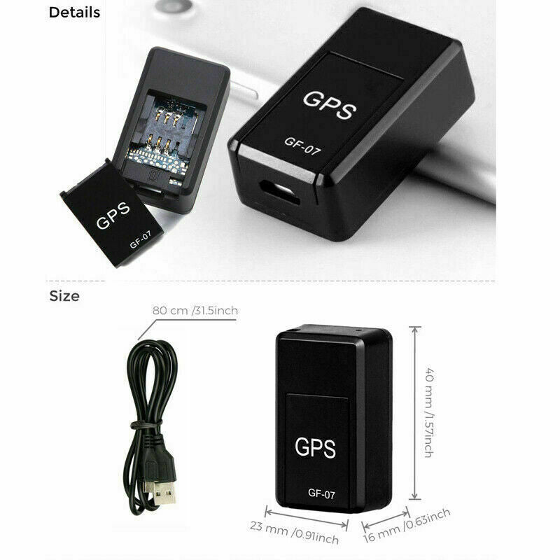 GF07 Mini Magnetic GPS Tracker Real-time Car Truck Vehicle Locator GSM – view 5 – Pals By Design
