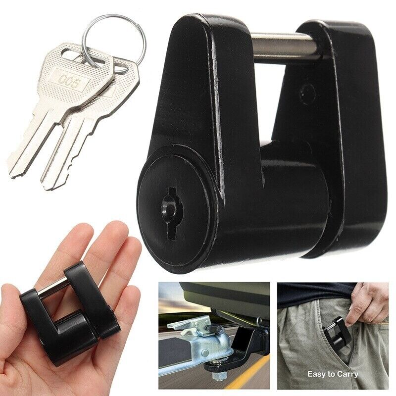 Trailer Hitch Coupler Lock Dia 1/4" Span 3/4" For Tow Boat RV Truck – view 5 – Pals By Design