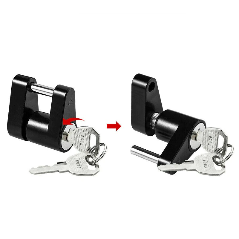Trailer Hitch Coupler Lock Dia 1/4" Span 3/4" For Tow Boat RV Truck – view 3 – Pals By Design