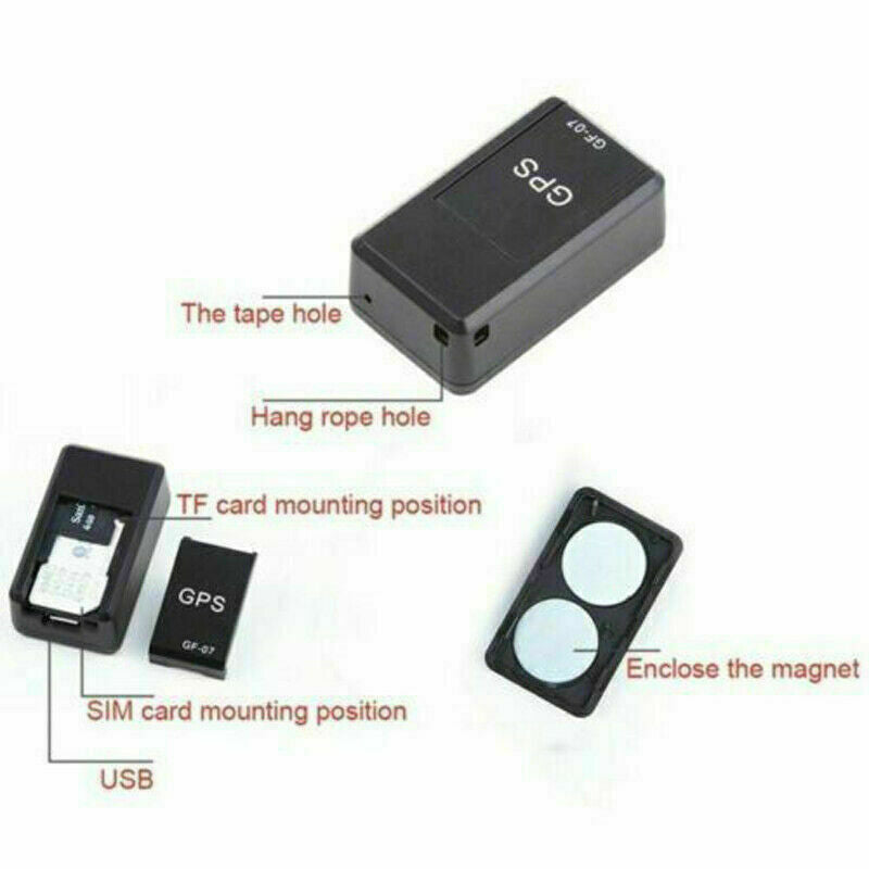 GF07 Mini Magnetic GPS Tracker Real-time Car Truck Vehicle Locator GSM – view 4 – Pals By Design