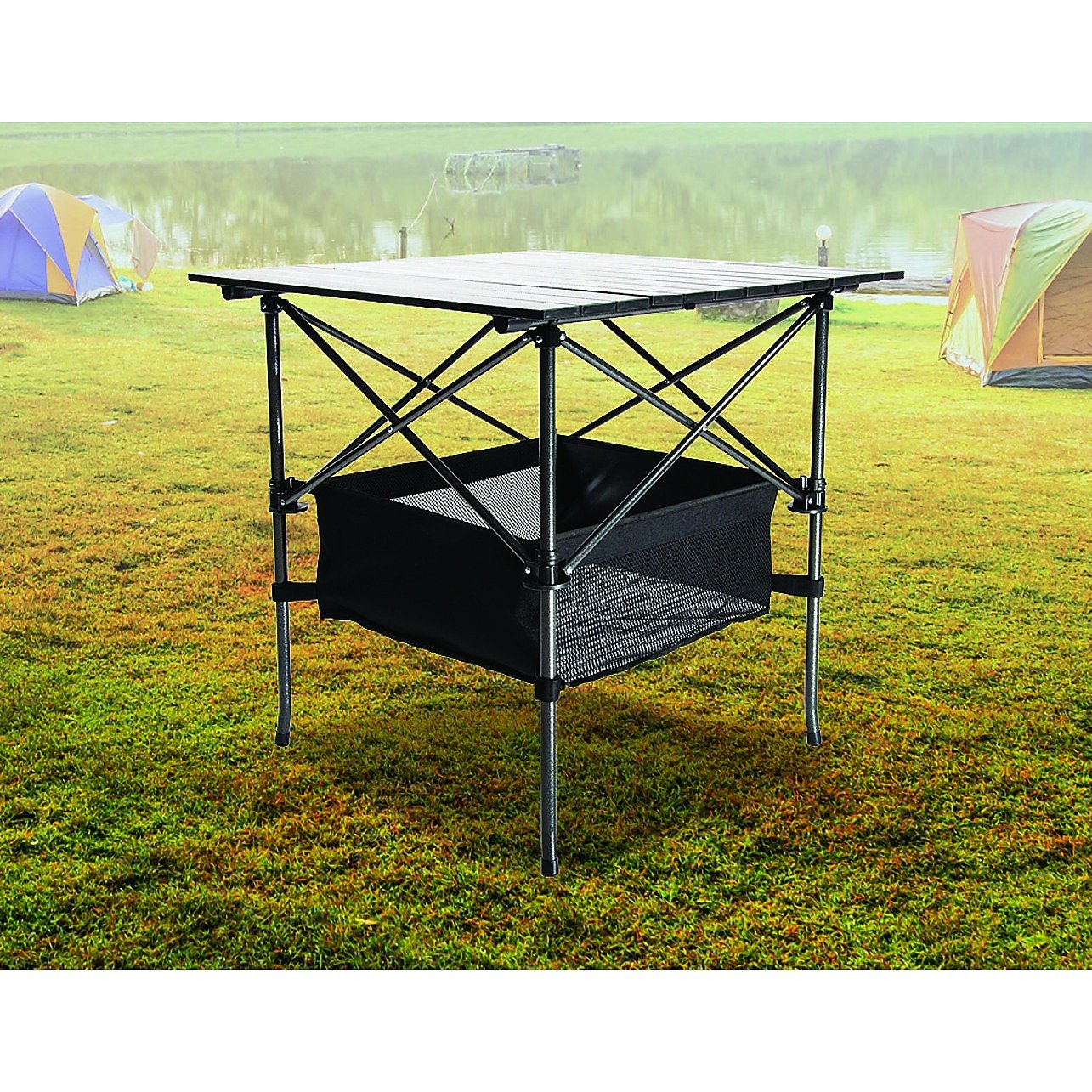 Folding Collapsible Camping Table Caravan RV Heavy Duty Steel & – Pals By Design