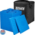 RVMATE RV Leveling Blocks 12 Pack, Heavy Duty Camper Leveling Blocks, Levelin