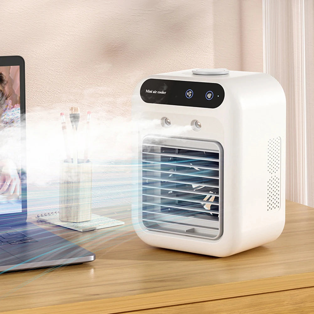 Portable Air Conditioner Fan 2 Speeds Air Cooling Fan with Humidifier – view 5 – Pals By Design