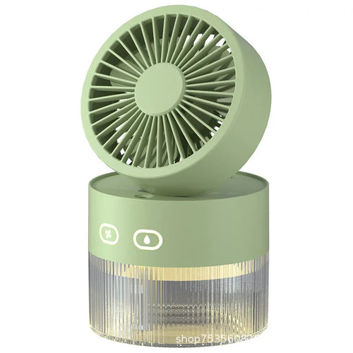 Spray Cooling Fan USB Mini Fan Desktop Turbine Foldable Cold Air – view 7 – Pals By Design