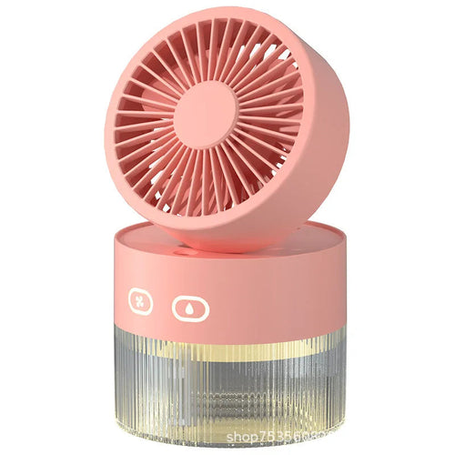 Spray Cooling Fan USB Mini Fan Desktop Turbine Foldable Cold Air – view 8 – Pals By Design