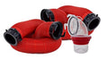 20 Ft RV Sewer Hose Kit with Clear 90 Degree Adapter Collapsible Durable Hose