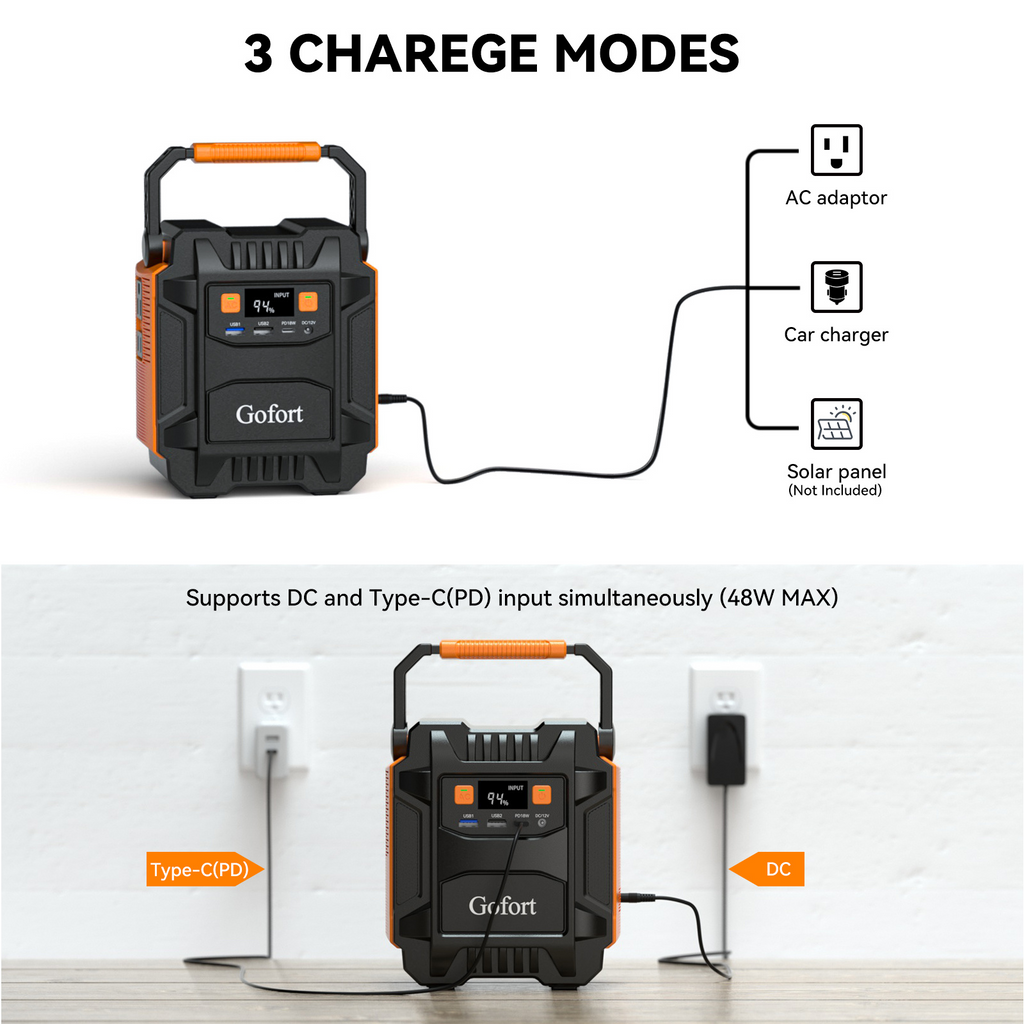 Power Bank Solar Generator 200W Portable Power Station For Camping – view 4 – Pals By Design