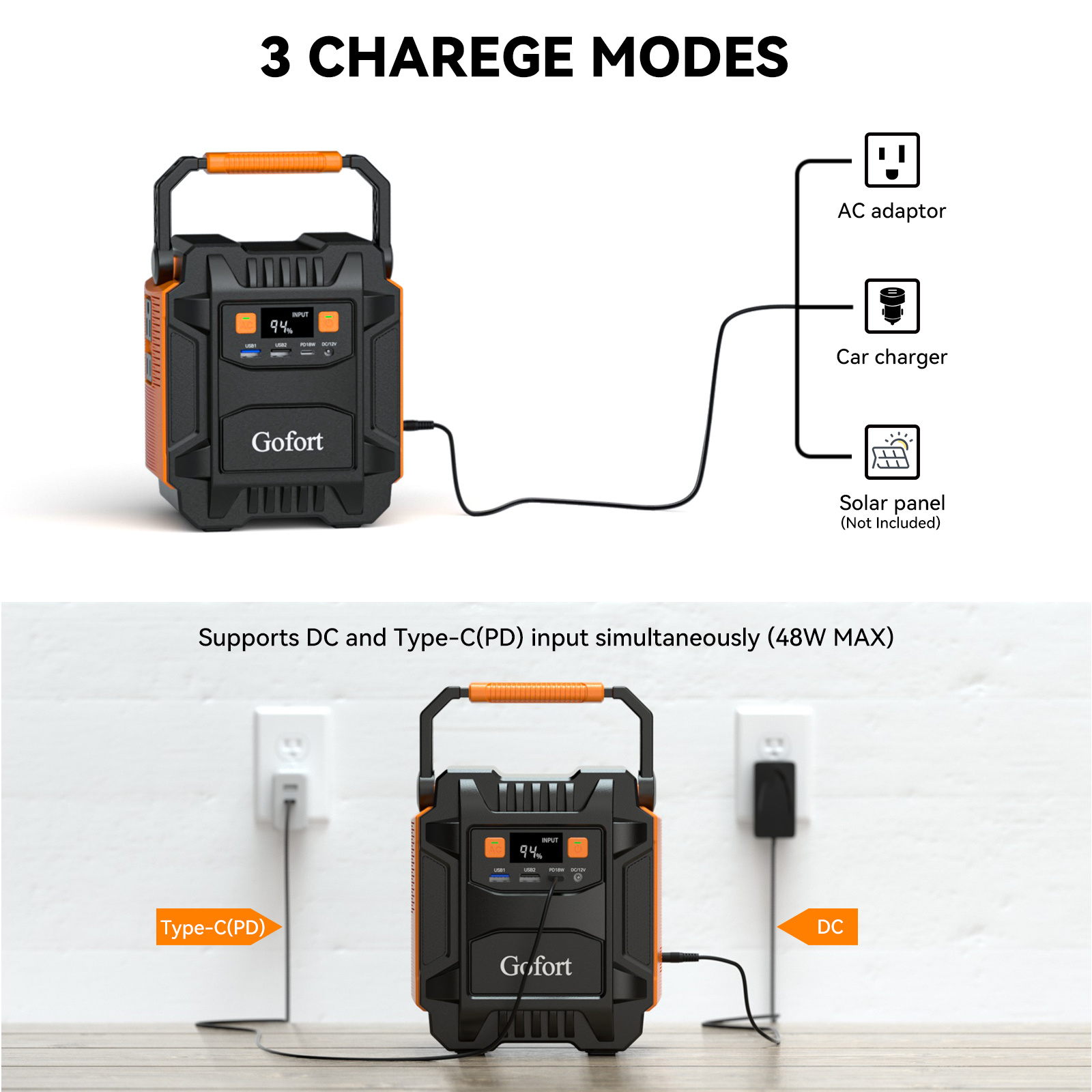 Power Bank Solar Generator 200W Portable Power Station For Camping – view 4 – Pals By Design