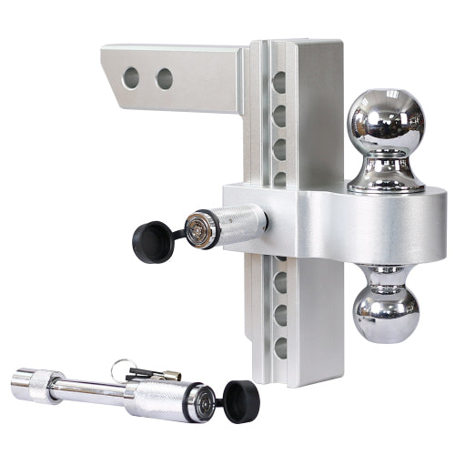 Alu Adjustable Trailer Drop Hitch 2inch Receiver 8 Inch Adjustable – Pals By Design