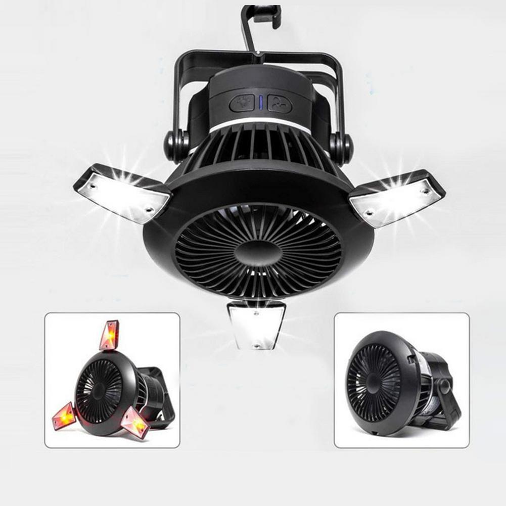 Foldable Fan Portable LED Solar Camping Lantern with Hook – view 6 – Pals By Design