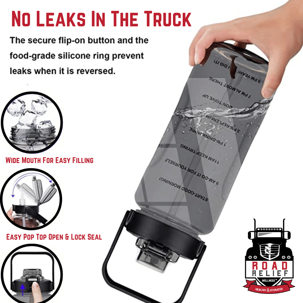 Trucker Camo 64 oz Travel Water Bottle – view 3 – Pals By Design