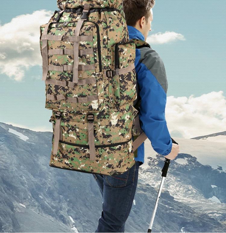 Waterproof Outdoor Camping Hiking 100L Large Capacity Backpack – view 6 – Pals By Design