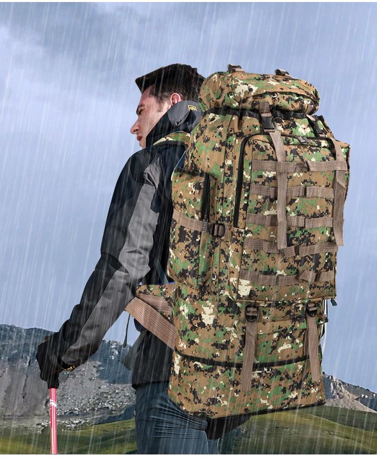 Waterproof Outdoor Camping Hiking 100L Large Capacity Backpack – view 4 – Pals By Design