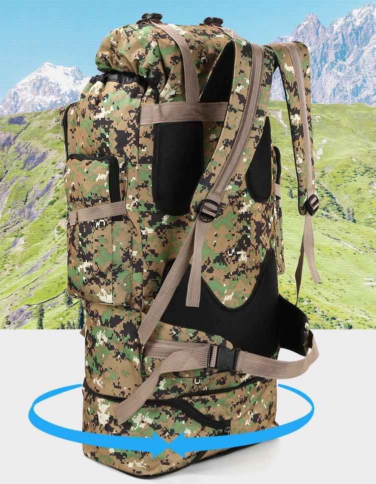 Waterproof Outdoor Camping Hiking 100L Large Capacity Backpack – view 3 – Pals By Design