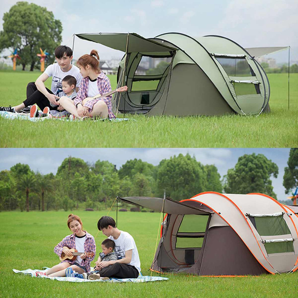 Large Capacity 4 to 5 Persons Automatic Pop Up Camping Tent – view 2 – Pals By Design